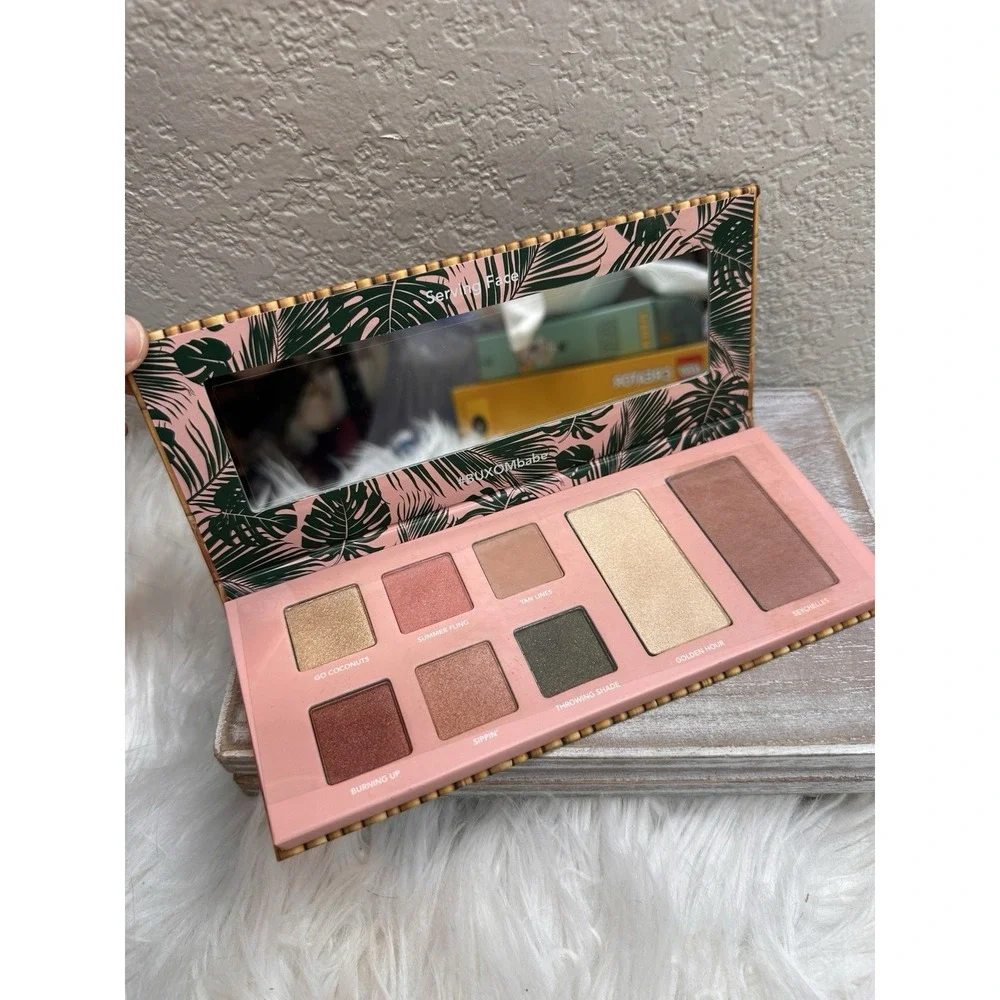 $21 🌙 NEW Buxom Tiki Bar Eye Cheek Palette 6 Eyeshadows/ 1 Highlighter/ 1 Blush